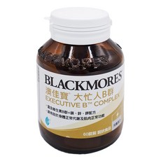 BLACKMORES 澳佳寶 大忙人B群，含8種維生素B群+維生素C，鎂鋅鉀配方，60錠, 60顆, 1罐