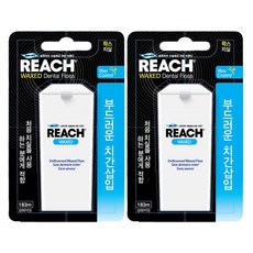 REACH 麗奇 潔牙線 含蠟無味, 183m, 2個