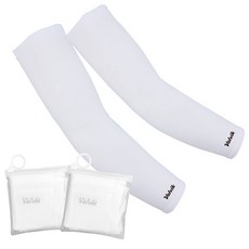 Volvik 富維克 LOGO印花袖套 2入, 白色的