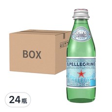 SANPELLEGRINO 聖沛黎洛 氣泡天然礦泉水 24瓶, 250ml