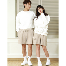 텐클로 빅사이즈 오버핏 아노락 포켓 반바지 TC-9805 - 이미지 2