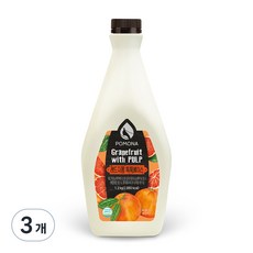 포모나 레드자몽 톡톡 농축베이스, 1.2kg, 3개