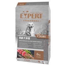 福壽實業 EXPERT 艾思柏 無穀犬食 高齡犬保健, 6kg, 1袋