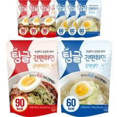 로엘 팅글 간편하면 곤약 물냉면 280g + 비빔면 200g 세트, 4세트, 물냉면 280g+비빔면 200g