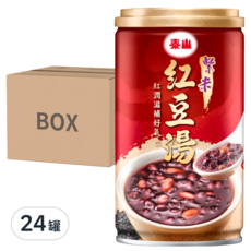 泰山 紫米紅豆湯, 紅潤滋補好氣色, 無防腐劑, 營養豐富 (24罐), 1.98kg, 4組