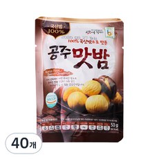 농가애 공주 맛밤, 50g, 40개