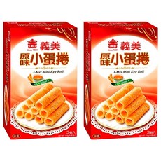 義美 小蛋捲 原味, 114g, 2盒
