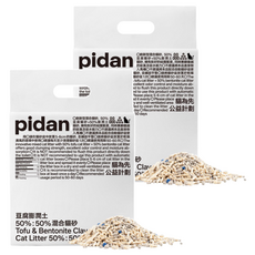 pidan 寵物貓砂 經典 豆腐膨潤土混合砂, 6L, 2.4kg, 2袋