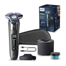 필립스 SkinIQ 7000 시리즈 전기면도기, S7887/72, 다크 크롬