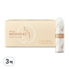 해피문데이 디지털 탐폰, 라이트, 16개입, 3개