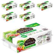 elleair 艾黎艾爾 超厚吸油吸水廚房紙巾, 厚實凹凸紙巾 快速吸收水分油脂, 單手輕鬆取用 薄膜包裝, 100張, 6包