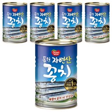 동원 꽁치 통조림, 300g, 5개