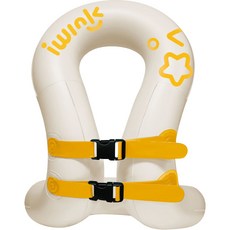 iWINK 充氣浮力背心 25kg, White+Star