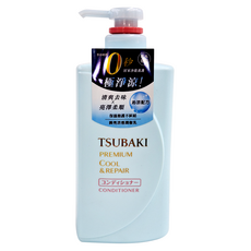 TSUBAKI 思波綺 瞬亮涼感潤髮乳 升級版, 清爽去味 修護髮絲, 490ml, 1瓶