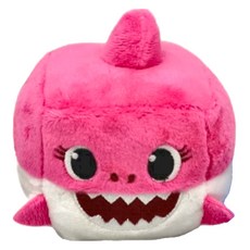 pinkfong 碰碰狐 鯊魚寶寶方塊音樂絨毛玩偶 - 鯊魚媽媽, 款式隨機, 1個