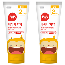 비앤비 베이비지 치약, 40g, 2개