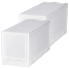 KEYWAY 聯府 抽屜式整理箱 456 x 170 x 205mm, LF-1701, 2個