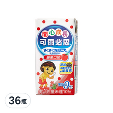 朝日可爾必思蘋果乳酸菌飲料，乳酸菌促進消化，清爽酸甜，開胃解渴，適量葉黃素，愛護眼睛, 160ml, 36入
