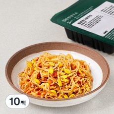 집반찬연구소 매콤 콩나물 무침, 10팩, 130g