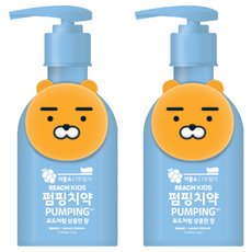 리치 카카오프렌즈 키즈 펌핑치약 블루, 160g, 2개 160g, 2개