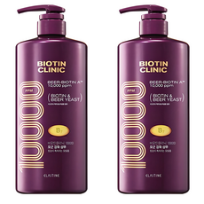 엘라스틴 비오틴클리닉 10000 샴푸, 2개, 1L 2개, 1000ml