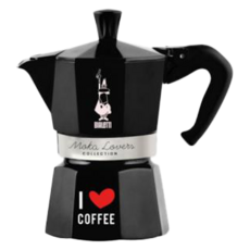 BIALeTTI 拜雷提 經典摩卡壺，只需3~5分鐘，享受現煮義式咖啡, 紀念黑, 1個