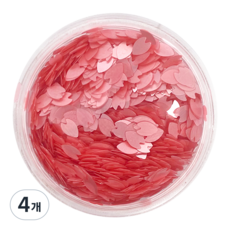 골드루쓰 벚꽃 네일 글리터, 혼합색상, 4개