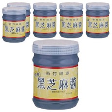 新竹福源 黑芝麻醬, 360g, 6罐