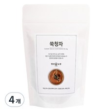 청년농원 저온가공 쑥청차 삼각티백, 1g, 50개입, 4개