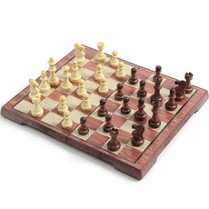 Tree 磁性摺疊象棋 28*24.5cm, Brown Beige