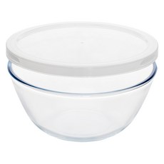 bella cuisine Oven Glass耐熱玻璃攪拌碗 2.5L+蓋子, 碗+蓋子, 1組