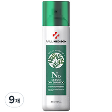 폴메디슨 시그니처 노세범 드라이 샴푸 그린블라썸향, 211ml, 9개