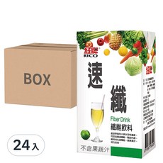 RICO 紅牌 速纖 Fiber Drink纖維飲料, 250ml, 24入