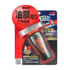 SOFT99 glaco 撥水油膜去除劑, Glass Compound Roll On, 100ml, 1罐