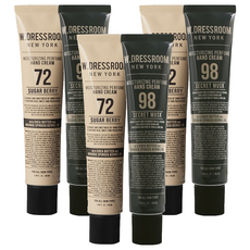 W.DRESSROOM 香水護手霜組 No72 糖莓 + No98 秘密麝香 50ml, 摩洛哥堅果油, 乳木果油, 天鵝絨般輕薄乳霜, 3組