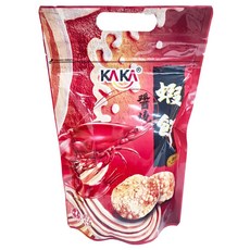 KAKA 卡卡 醬燒蝦餅 辣味 80g 酥脆涮嘴 蝦味零食, 1包
