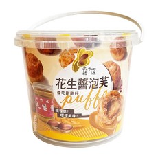 新竹福源 花生菠蘿泡芙, 210g, 1罐