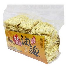 忠義 台南關廟油麵, 全素可食, 古法手工製麵 15入, 1.2kg, 1袋