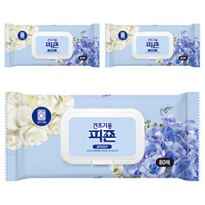 피죤 건조기용 오리지널 섬유유연제 블루비앙카 본품, 80개입, 3개