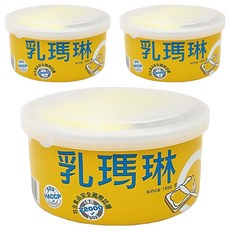Milkmarrine 乳瑪琳 人造奶油，適用於麵包、吐司、熟飯、西點、冰淇淋及烹飪調理, 170g, 3罐