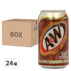 A&W 麥根風味沙士, 全美最暢銷碳酸飲料, 12罐, 355ml, 24罐