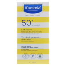 mustela 慕之恬廊 高效性兒童防曬乳 SPF50+, 100ml, 1條