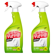 무균무때 곰팡이용 세정제, 900ml, 2개