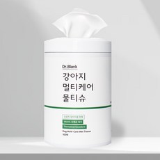 닥터블랭크 강아지 멀티케어 산책 물티슈 원통형, 100개입, 1개 1개, 100개입