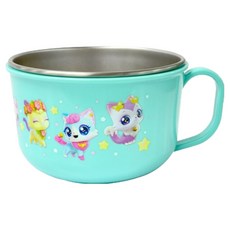 LE BARN Wish Cat防滑不鏽鋼麵碗, 1個, 混色