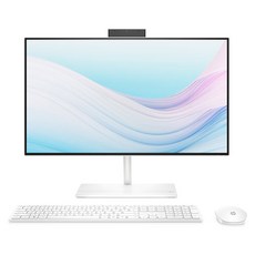 HP 일체형 PC Starry White HP All-in-One Desktop 24-ck0000kl (셀러론-J4025 60.5cm WIN11 Pro RAM 4GB NVMe 256GB) + 키보드 + 마우스, HP All-in-One 24 - ck0000kl, 기본형