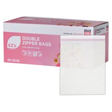 EZn이지엔 더블지퍼백 냉장 냉동 겸용, 특대(XL), 160개입, 1개 특대(XL) 이상, 160개입, 1개