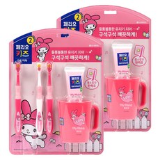 PERIOE 倍麗兒 孩童用My Melody刷牙組 3~5歲適用, 2組