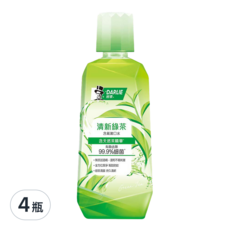 DARLIE 好來 清新綠茶漱口水，12小時持久清新，去除口腔細菌，保持口腔健康，無酒精配方, 500ml, 4瓶