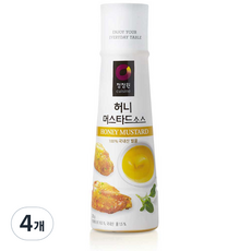 청정원 허니머스타드 소스, 320g, 4개
